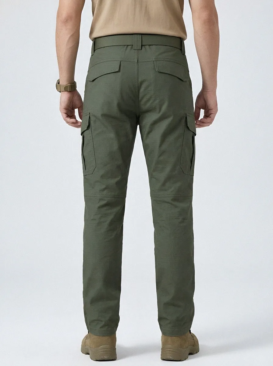 Men's Utility-Pocket Tactical Trousers