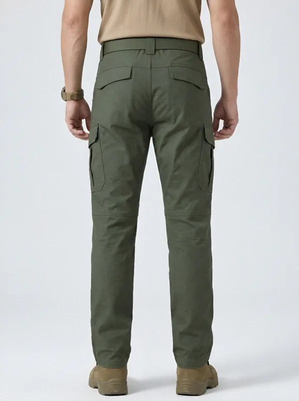 Men's Utility-Pocket Tactical Trousers