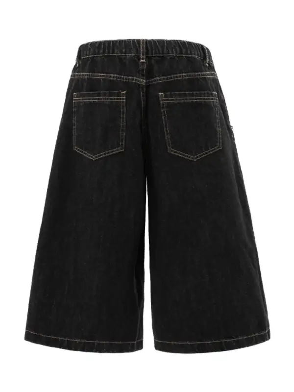 Modern Roomy Wide Leg Cotton Blend Casual Shorts