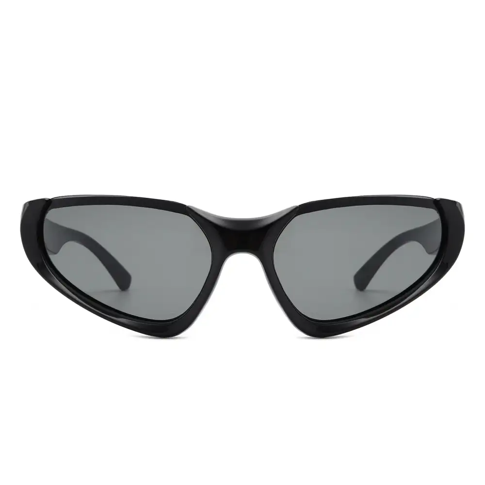 Rectangle Round Frame Sunglasses
