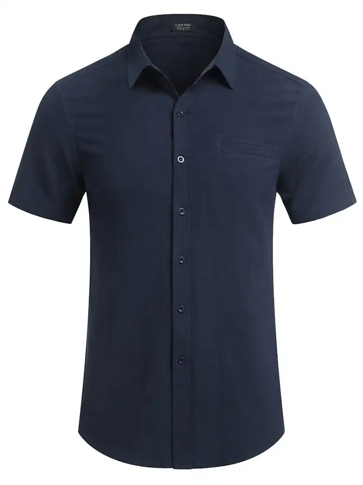 Casual Linen Button Down Shirt