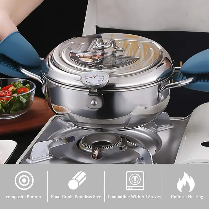 🎁 2025 Hot Sale - Temperature Control Fryer(🥳 Special Offer-30% Off & Buy Two Free Shipping)