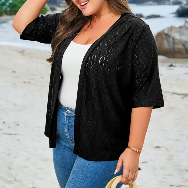 🎉Hot Sale🔥-Women's Plus-Size Cardigan🔥10-Pack - All Colors Included