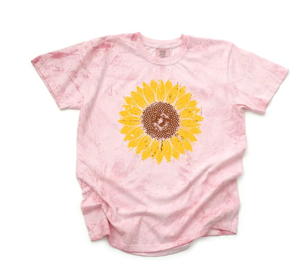 Sunflower Graphic Garment Dyed Tee