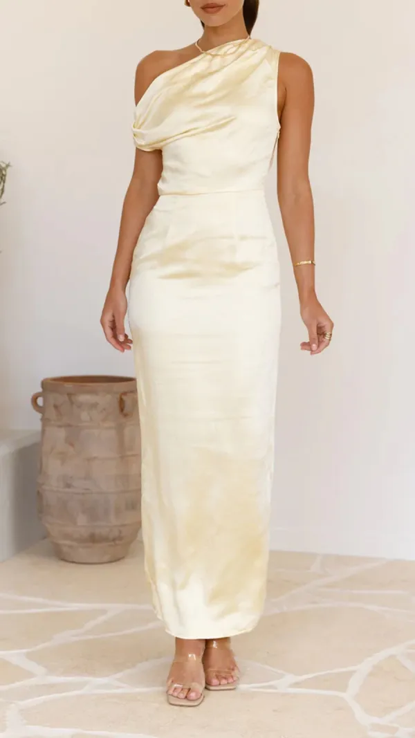 Off Shoulder Design Dress
