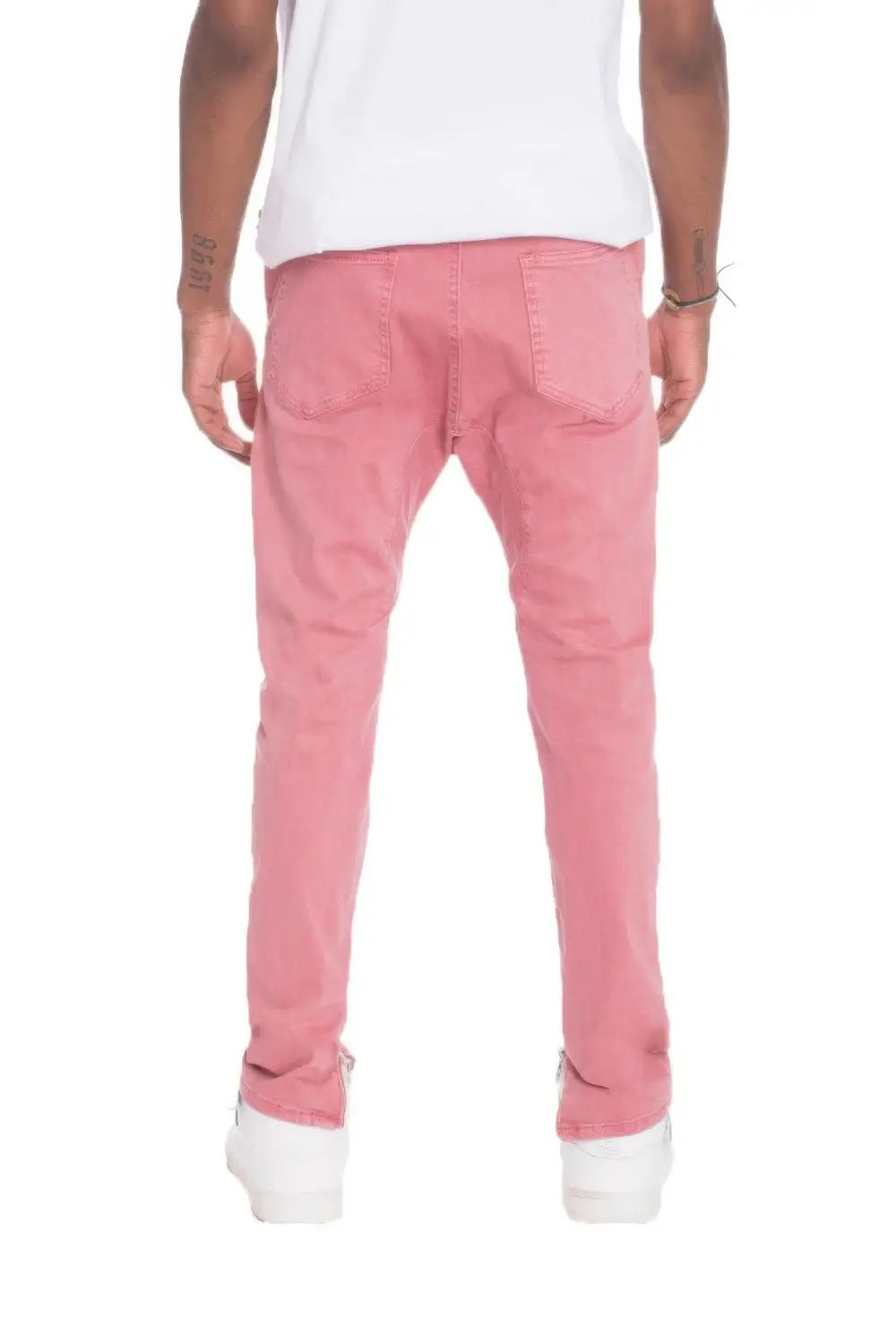 Distressed Denim Checkered Tape