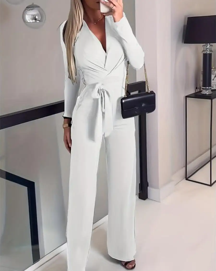 Wrap Front Jumpsuit