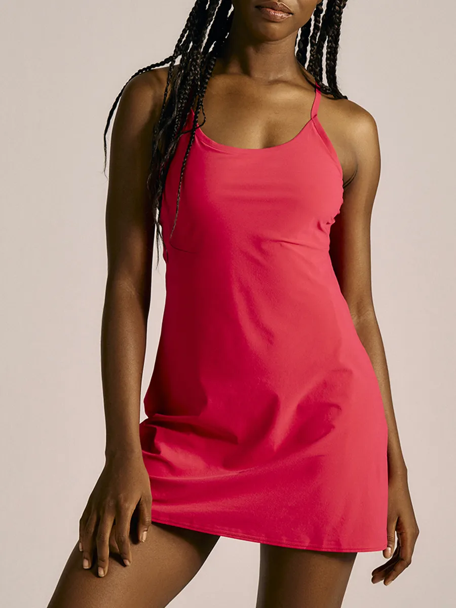 Sporty Red Dress
