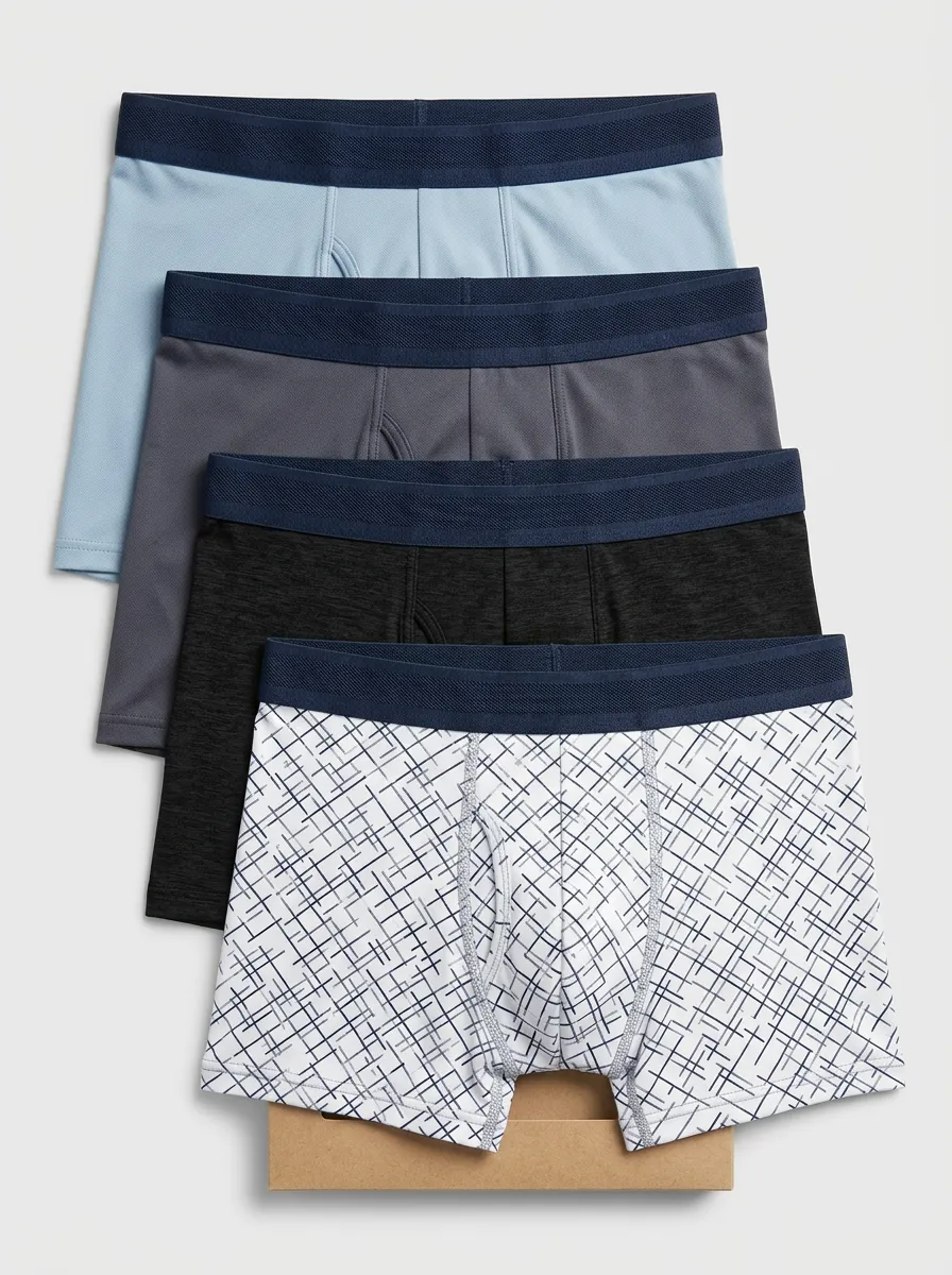 Comfort Soft Waist Four Pack Briefs