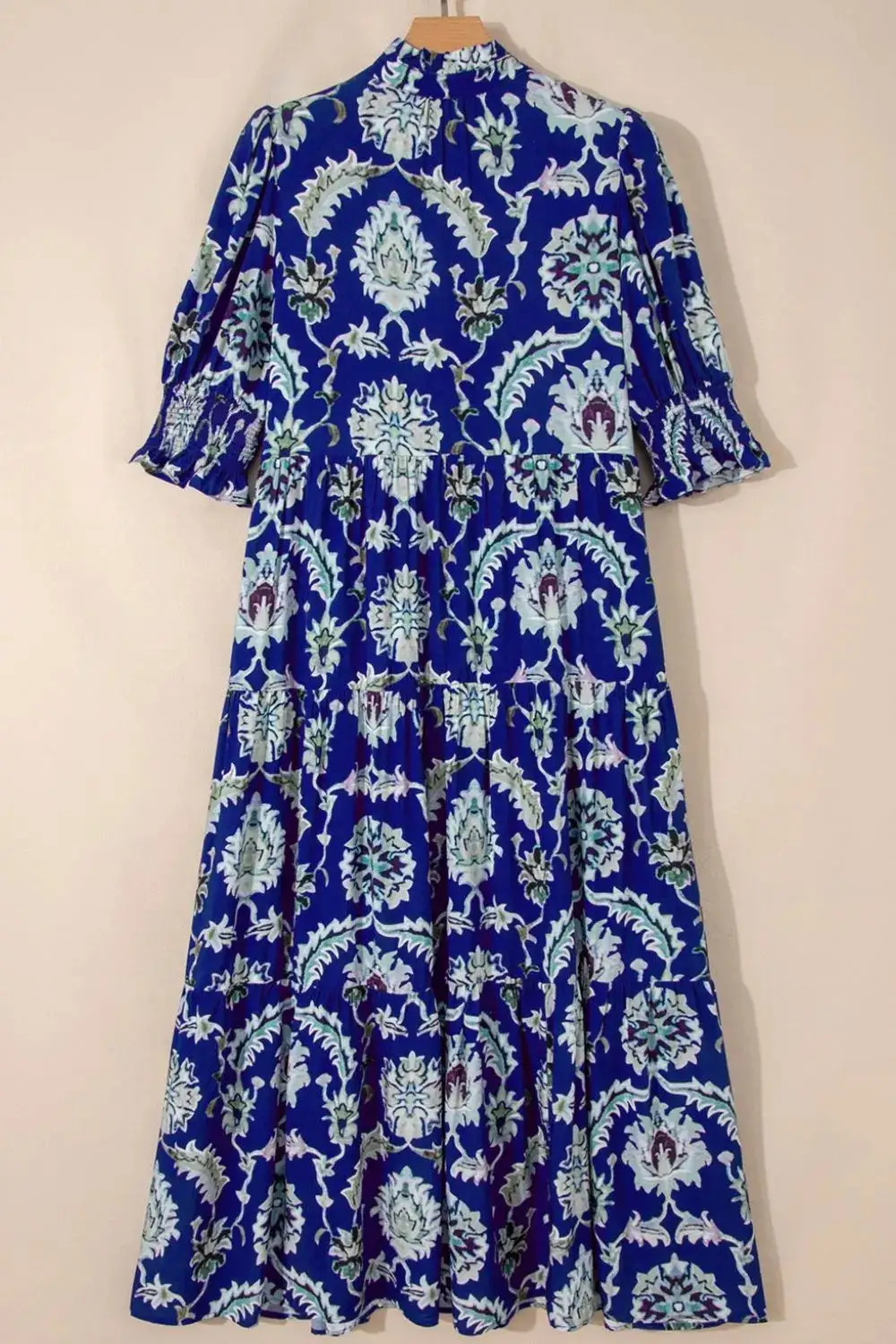 Floral Printed Ruffle Dress Casual