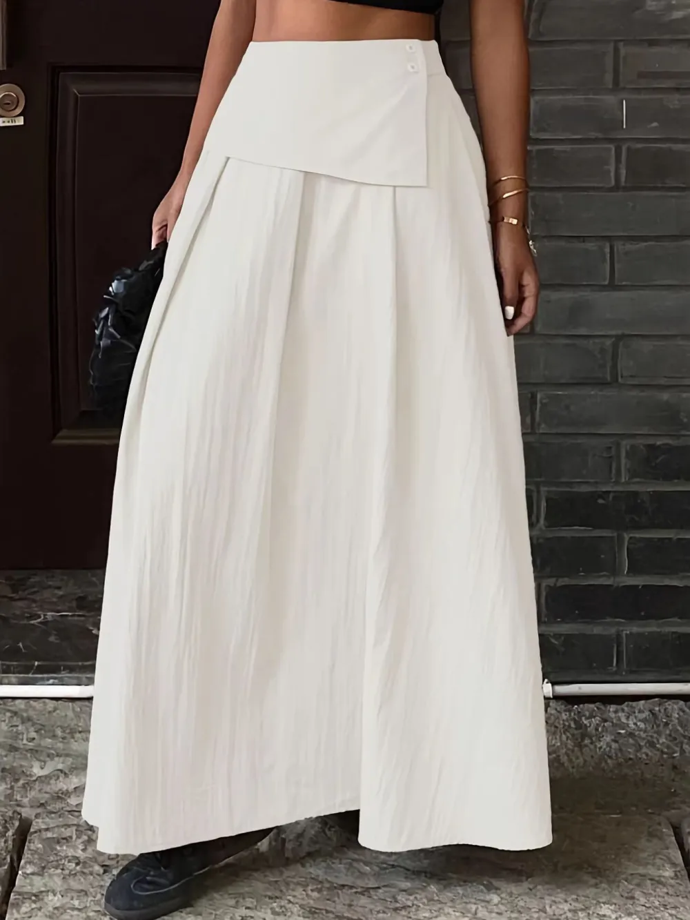 High Waisted Maxi Skirt