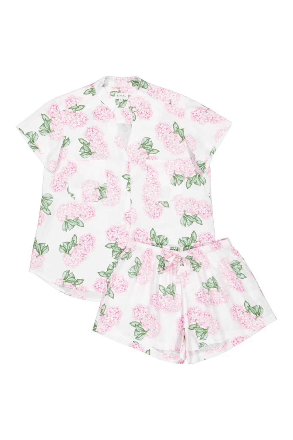 Pink Pajama Set Hydrangea