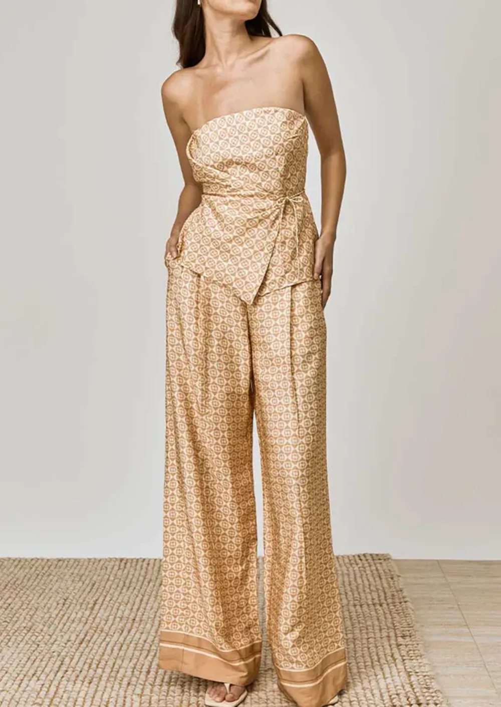 GEOMETRIC PATTERN PANTS