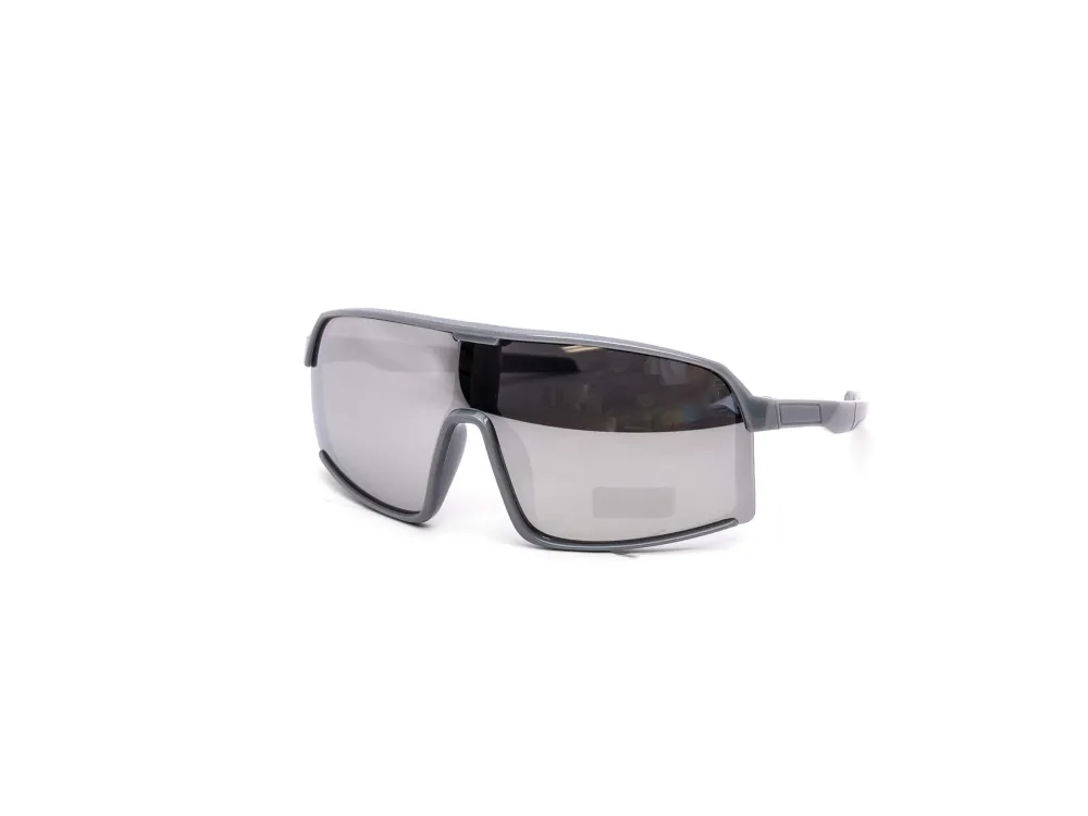 12-Pack Kids Neon Bold Sport Shield Wraparound Burnt Mirror Sunglasses