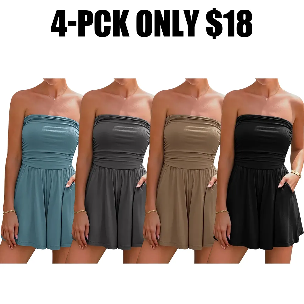 Summer Women's Strapless Bodysuit