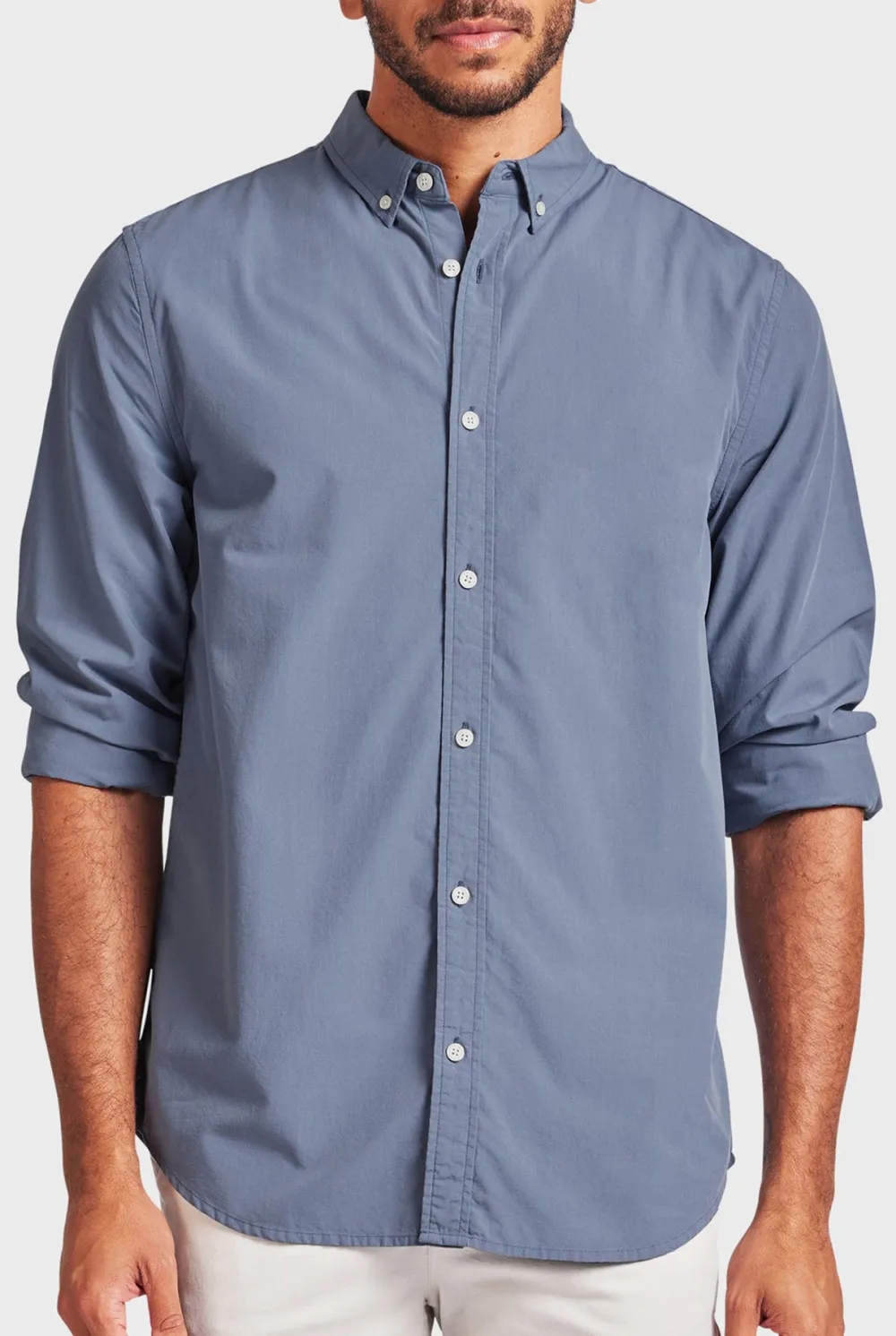 Regular Fit Linen Long - Sleeve Shirt