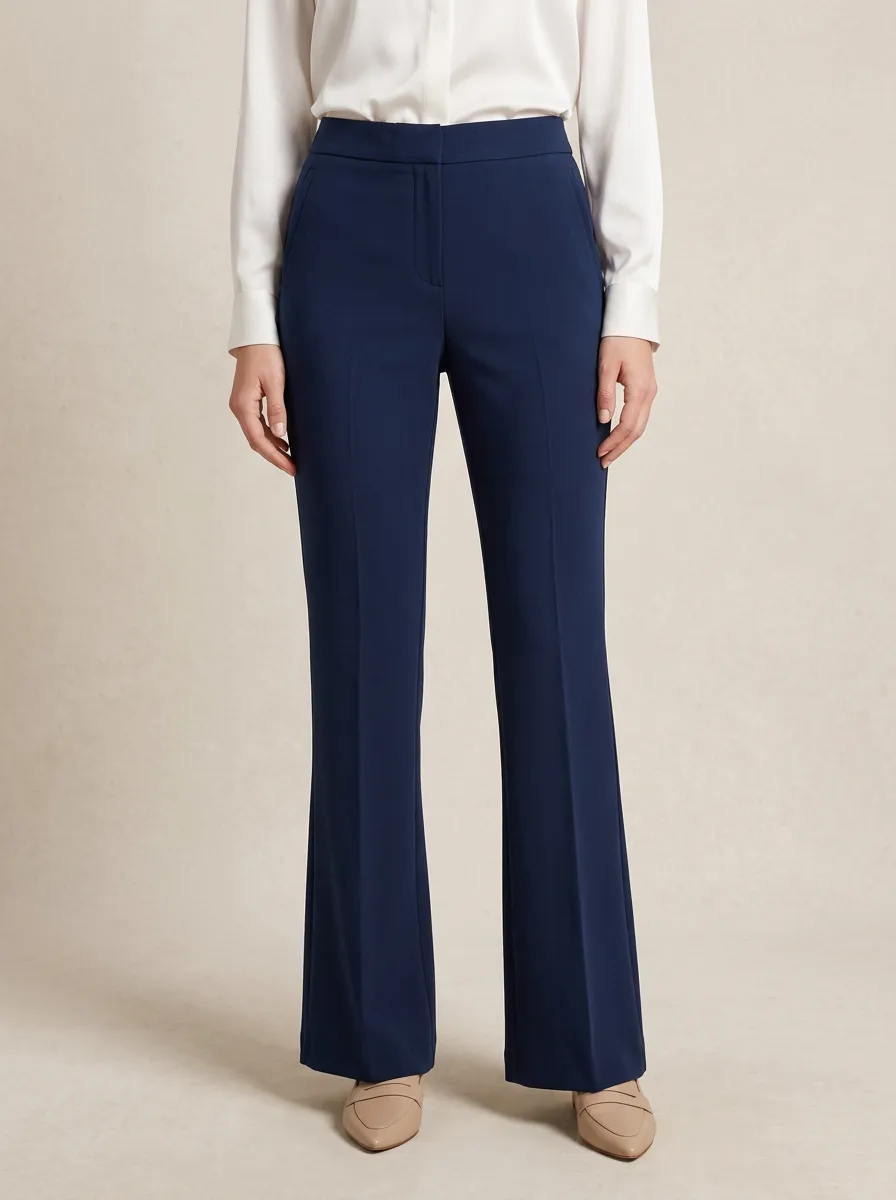 Everyday Flared Professional Office Lifestyle Edit Women's Flared Suit Pants