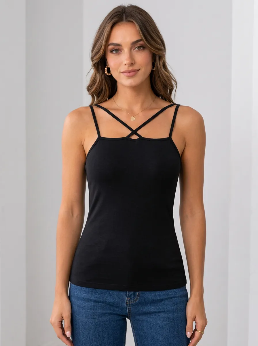 Women's Minimal Strap Tank Bra