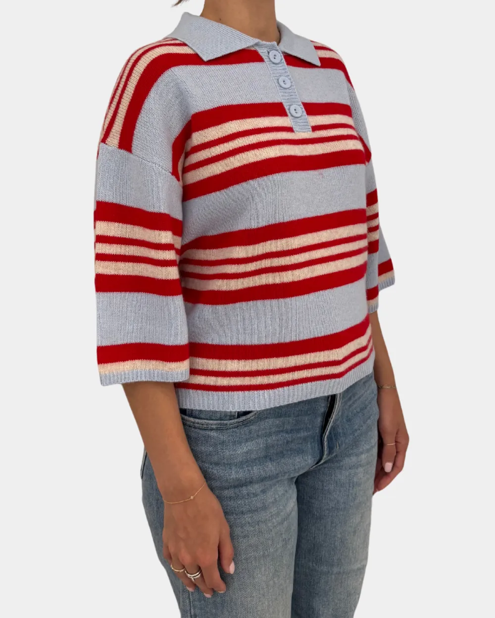 Cashmere Stripe Sweater
